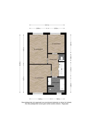 Floorplan - Meerkoet 50, 7423 CL Deventer
